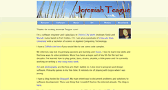 Desktop Screenshot of jeremiahteague.com
